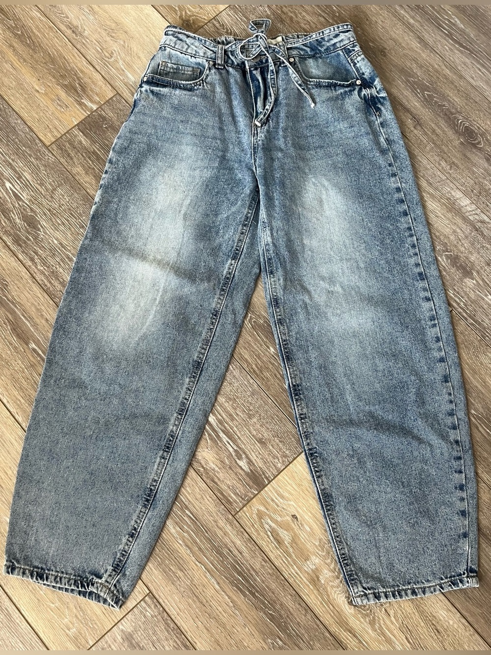 Ban. Jara Relaxed Light Blue Women's Washed Denim Jeans size 25